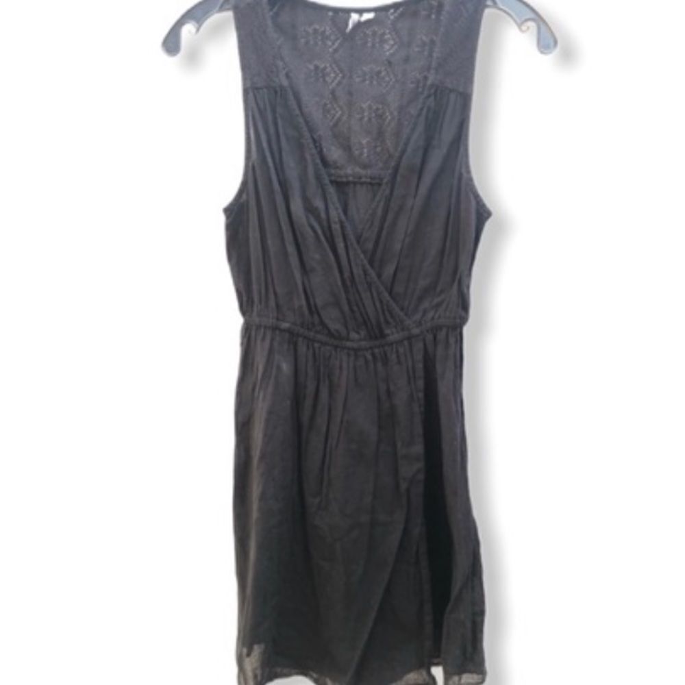 Rip Curl‎ White Water Cotton Dress Black